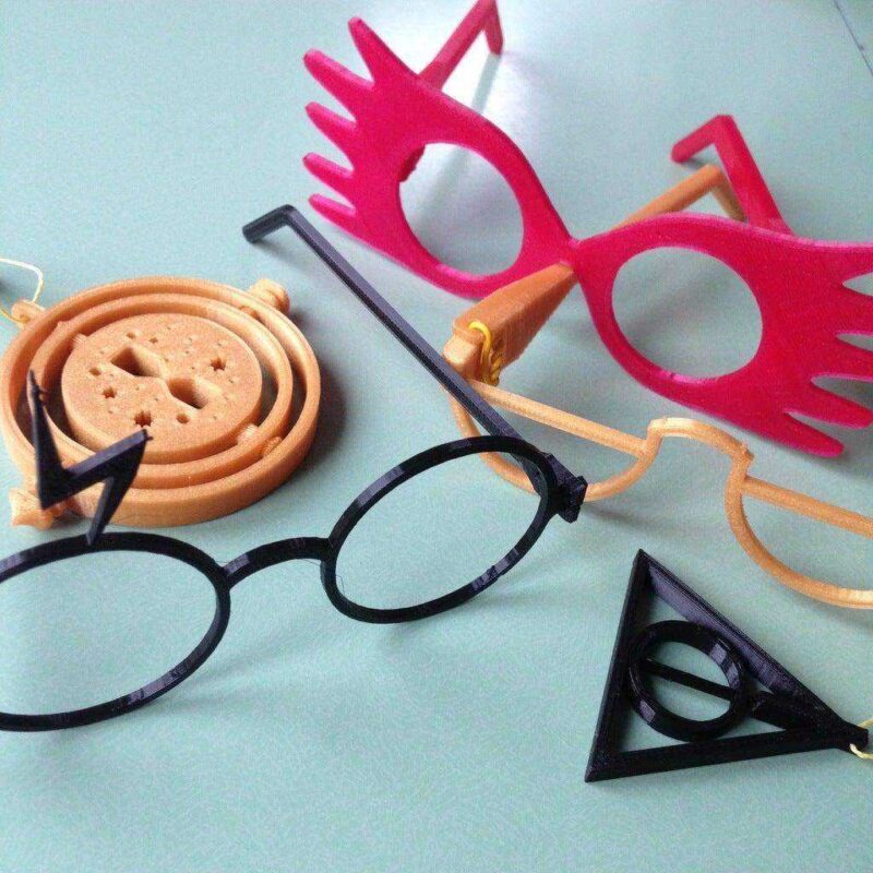 Harry Potter Gözlük Çocuk Oyuncak Oyun Organik Plastikten Biblo - Görsel 4