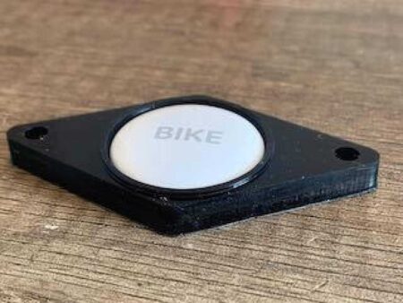 Sızdırmazlık İle Apple Airtag Bisiklet Tutucu (Sadece 11Gr) Plastik Aparat