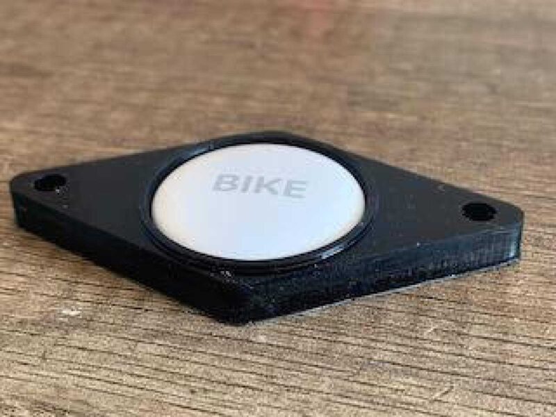 Sızdırmazlık İle Apple Airtag Bisiklet Tutucu (Sadece 11Gr) Plastik Aparat