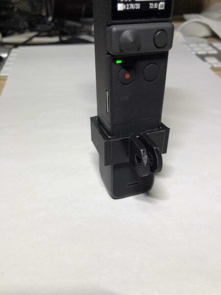 Dji Pocket 2 Ters Gopro Stil Tutucu Plastik Aparat