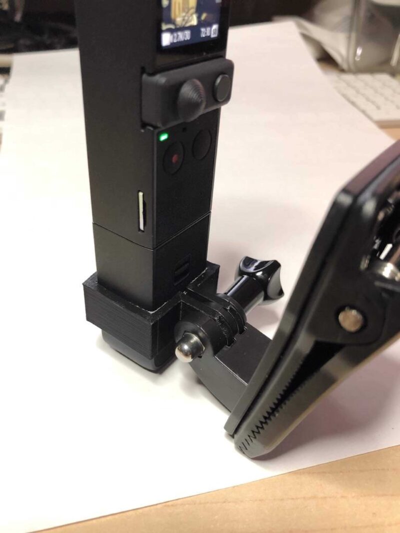 Dji Pocket 2 Ters Gopro Stil Tutucu Plastik Aparat - Görsel 2