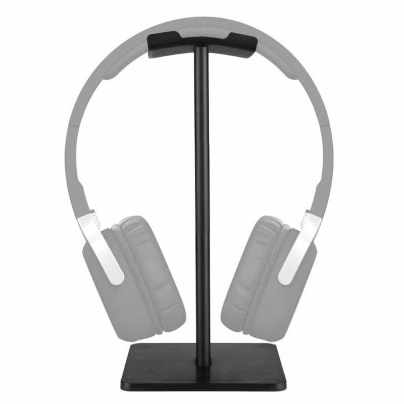 Kulaklık Tutucu Stand Metal Siyah Headset Stand Masaüstü Kullanım - Görsel 2