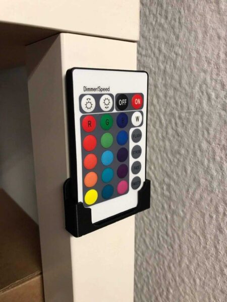 Rgb Led Işık Uzaktan Kumanda Duvar Asma Askı Tutucu Aparatı