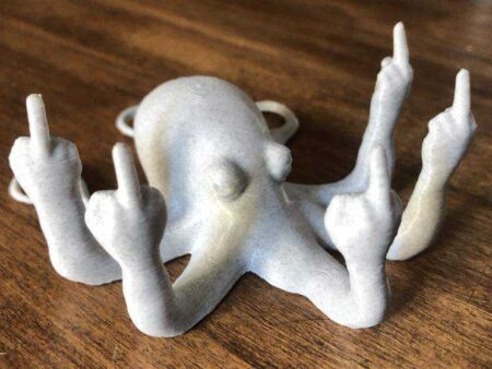 Fucktopus Biblo Dekoratif Hediyelik Süs Eşyası Maket Aksesuar