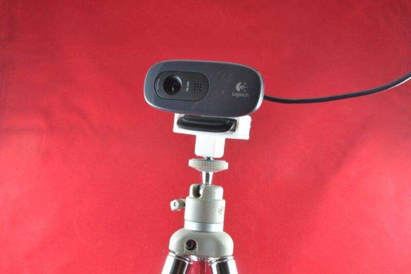 Logitech C270 Tripod Kamera Yuvası Aparatı Aksesuar Tutucu - Görsel 2