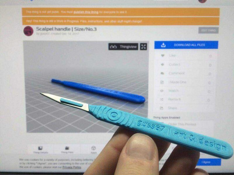 Neşter Kolu / Bayonet | Boyut / No.3 Plastik Aparat - Görsel 2