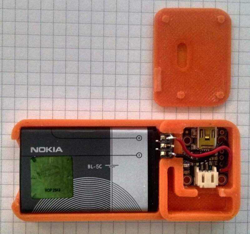 Adafruit 1905 / Nokia Bl-5C Batarya Şarj Cihazı Plastik Aparat - Görsel 2