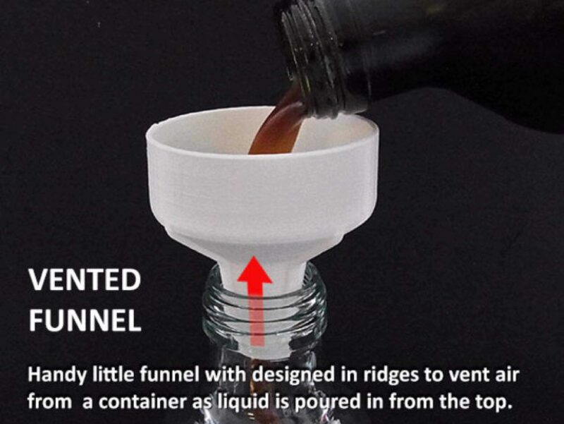 Mini Konserve Kavanozu Doldurma Aparatı Plastik Mutfak Hunisi - Görsel 2