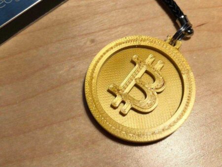 Bitcoin Anahtarlık Kolyelik Zincirsiz Aksesuar Hediyelik Süs Eşya