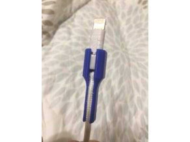 Thunderbolt Kablo Koruyucu Şarj Aleti Tutucu Holder Aparatı - Görsel 3