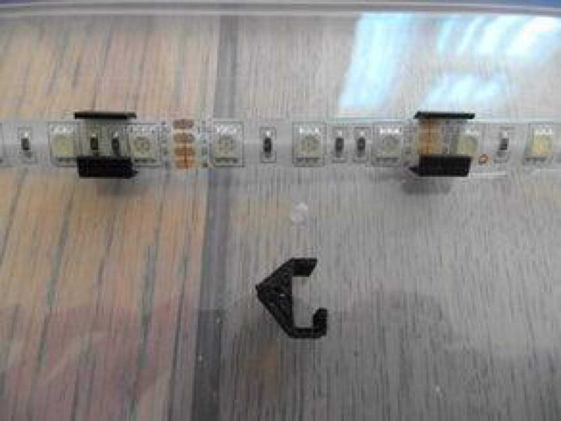 Led şerit Parantez Tutucu Askısı Standı Aparatı Organizer - Görsel 2