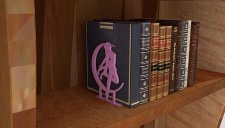 Sailor Moon Bookend Kitaplık Kütüphane Kitap Tutucu Organizer