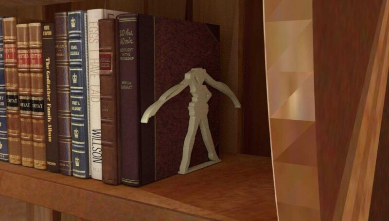 Sailor Moon Bookend Kitaplık Kütüphane Kitap Tutucu Organizer - Görsel 2