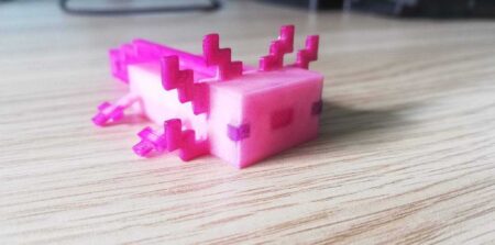 1.17 Den Minecraft Axolotl Plastik Aparat
