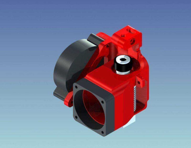 Cr10 / Cr10S / Creality Ai̇le J-Hotend Fan Doğru / Kapilayici / Kutasi Plastik Aparat - Görsel 2