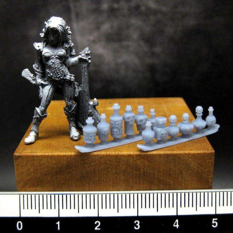 Skull Şişeler Plastik Aparat - Görsel 3