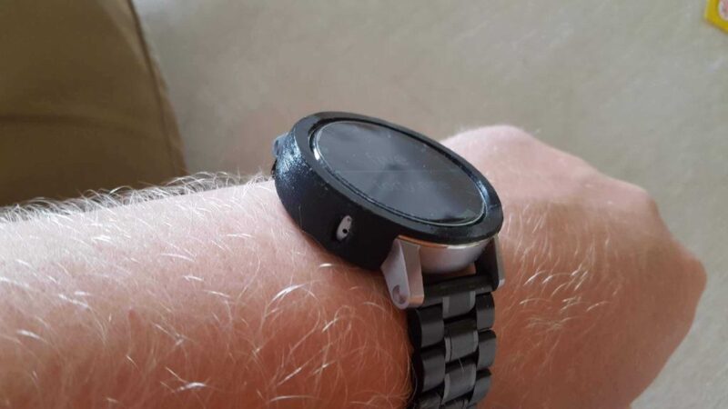 Moto 360 2Nd Gen (46Mm) Koruma Tampon Plastik Aparat - Görsel 3