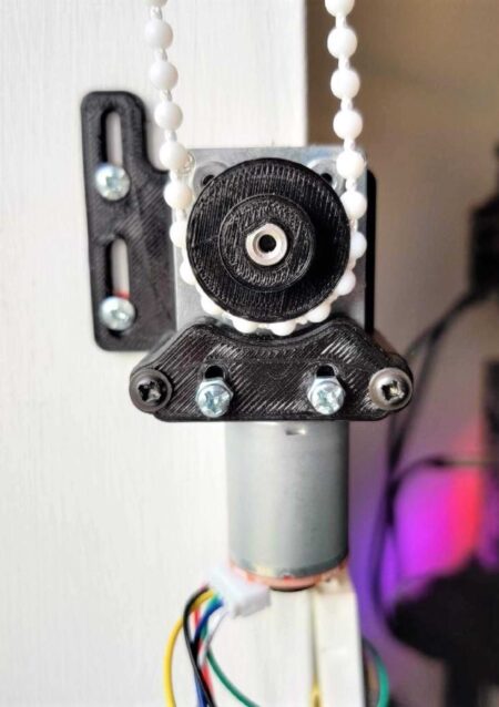 Dişli Dc Motor İçin Kör Kasnağı Plastik Aparat