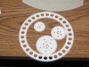 Temel Kit Spirograf Organik Plastikten Dekoratif Aksesuar