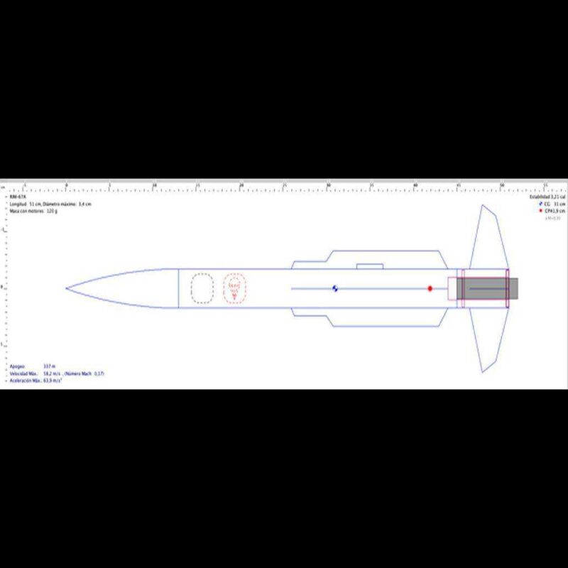 Rim-67A Model Roket Plastik Aparat - Görsel 3