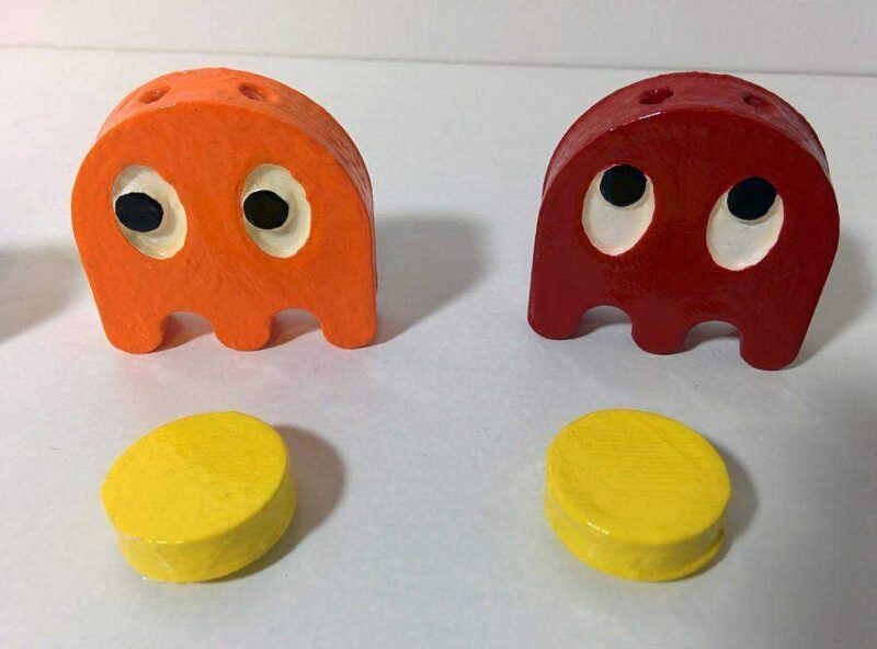Pac-Man Güç Hapı Ve Buzdolabı Mıknatısları Plastik Aparat - Görsel 3