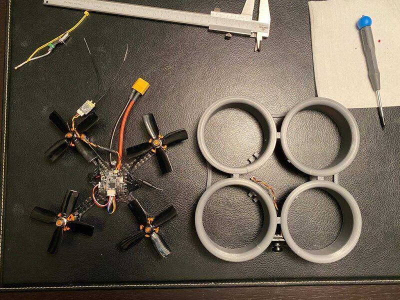Cine Whoop 3 İnç Drone Çerçevesi ( Tyro79) Plastik Aparat - Görsel 3