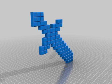 Minecraft Kılıç Ve Balta Plastik Aparat