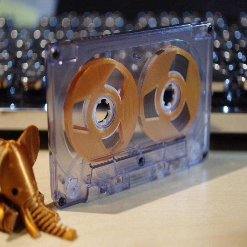 Reel Makarası Kaset Teyp Kendinden Yapımı Diy Plastik Aparat - Görsel 2