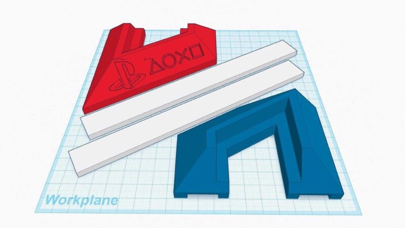 Sony Ps4 (Playstation 4) Stand W / Tam Uzunluk Bacakları Plastik Aparat