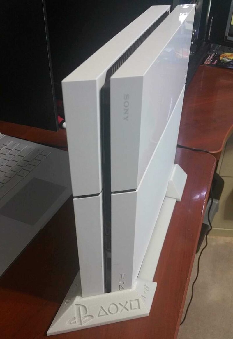 Sony Ps4 (Playstation 4) Stand W / Tam Uzunluk Bacakları Plastik Aparat - Görsel 2