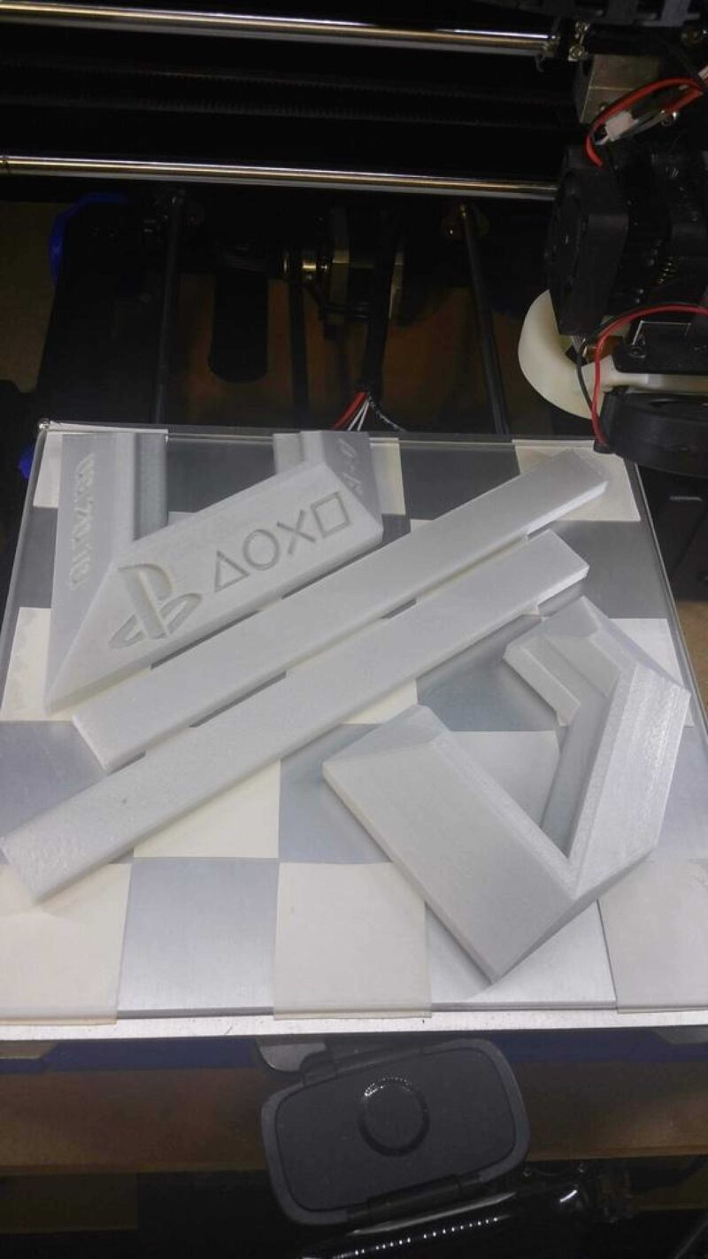 Sony Ps4 (Playstation 4) Stand W / Tam Uzunluk Bacakları Plastik Aparat - Görsel 4