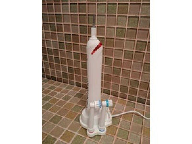 Oral-B diş fırçası tutacağı / standı (tek parça)  Organik Plastik - Görsel 2