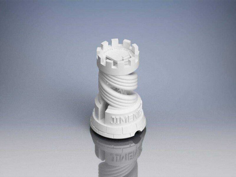 Form Labs Rook Remake Biblo Dekoratif Hediyelik Süs Eşyası Maket