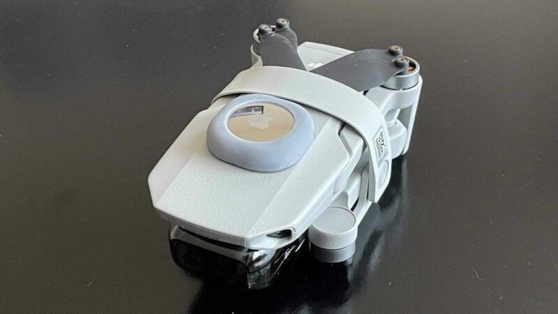 Dji Mini 2 İçin Airtag Tutucu Plastik Aparat - Görsel 2