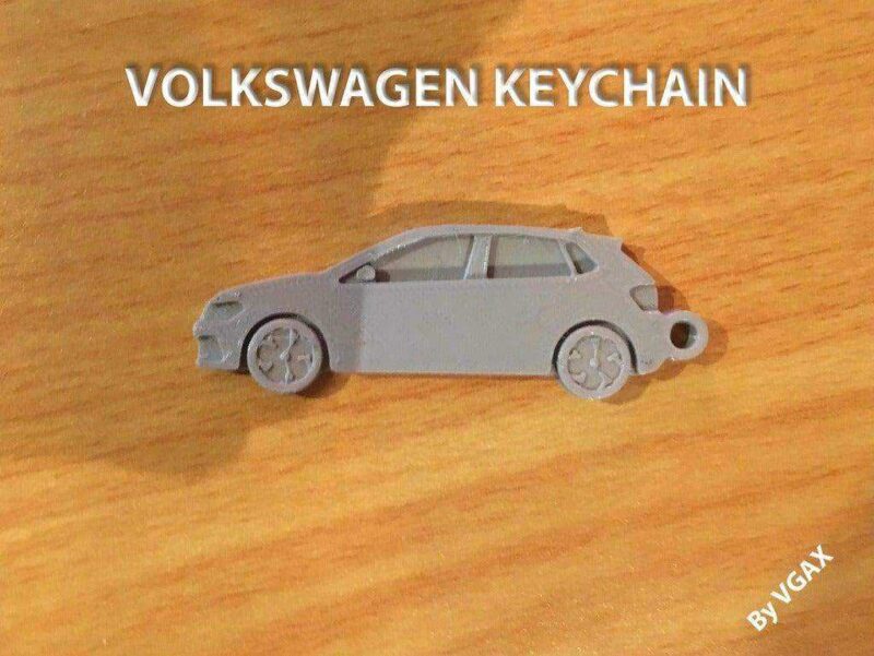 Vw Polo Anahtarlık Biblo Dekoratif Hediyelik Süs Eşyası Maket