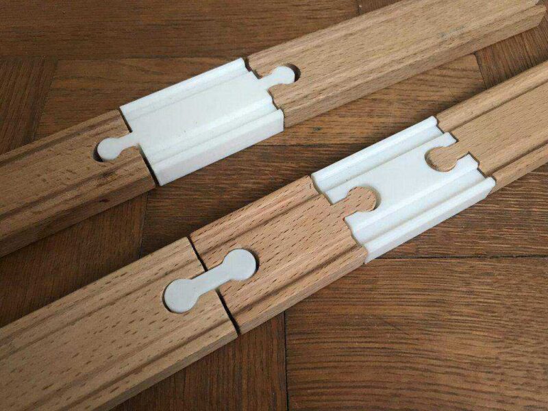 Bağlayıcılar - Brio/Ikea Ahşap Tren Parçası Plastik Aparat