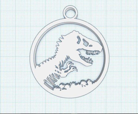 Jurassic Park Anahtarı-Chain Plastik Aparat