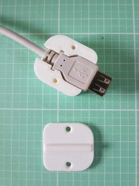 Usb Kabel Halter, Kablo Tutucu, Bilgisayar Plastik Aparat