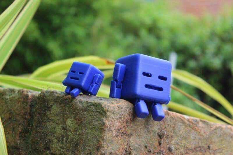 Cub3bot  küboid Robot Çocuk Oyuncak Dekoratif Biblo