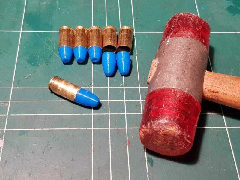 9Mm Güvenlik Eğitimi Cephane Plastik Aparat - Görsel 2