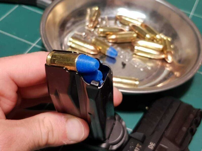 9Mm Güvenlik Eğitimi Cephane Plastik Aparat - Görsel 3