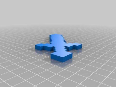 5Mm Minecraft Kılıcı Plastik Aparat