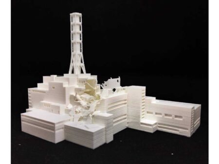 Chernobyl  Çernobil Nükleer Kaza Maket Biblo