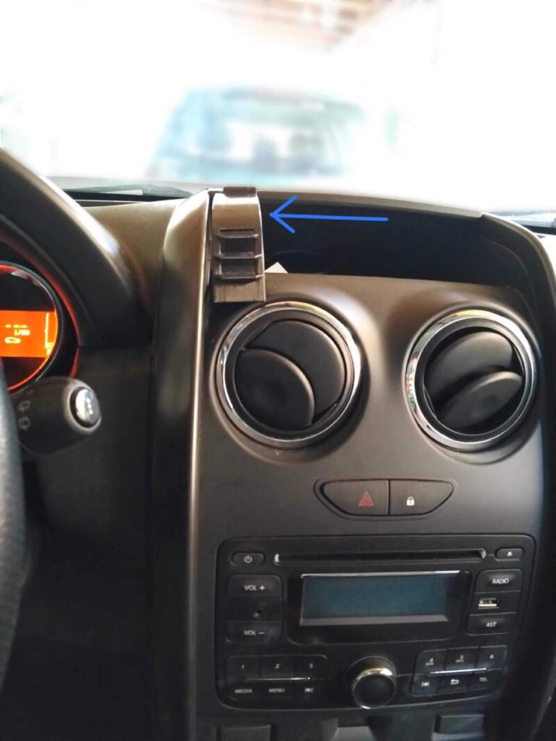 Dacia Duster Telefon Tutucu Desteği Plastik Aparat