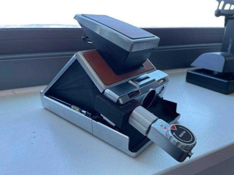 Polaroid Sx-70 Zamanlayıcı Adaptörü Plastik Aparat - Görsel 2