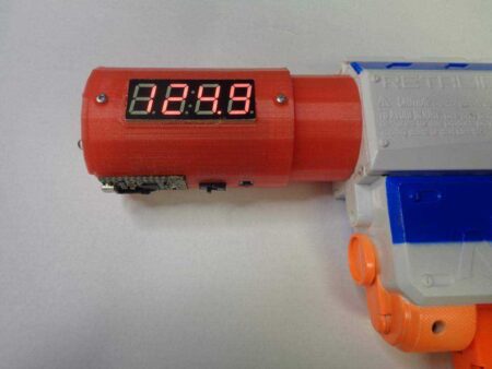 Chronograph İçin Nerf Varil Adaptörü Plastik Aparat