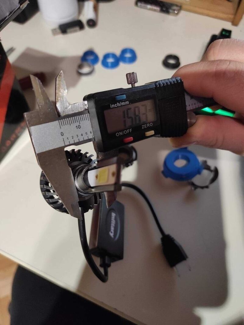 H7 Led Adaptör Mercedes E Sınıfı W211 Yüksek Işın Plastik Aparat - Görsel 3