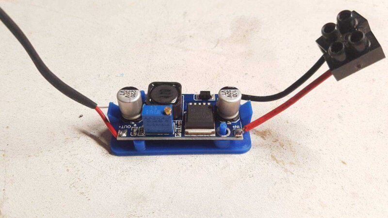 Buck Dönüştürücü Yuvası LM2596 Yatağı Aparatı  Organizer - Görsel 3