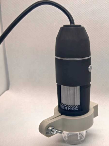 X-Y Tabanına Sahip Usb Mikroskop Standı - Daha Küçük Kapsam Tutucusu Plastik Aparat