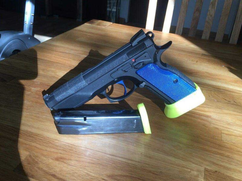 CZ 75 SP01 Gölge Magwell Tutucu Aparat Stand Dekor Aksesuar - Görsel 2
